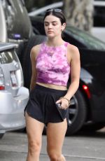 LUCY HALE Out Hiking in Studio City 09/21/2021