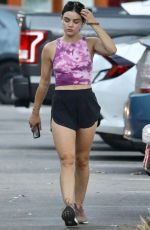 LUCY HALE Out Hiking in Studio City 09/21/2021