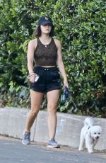 LUCY HALE Out Hiking with Her Dog in Studio City 09/19/2021