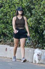 LUCY HALE Out Hiking with Her Dog in Studio City 09/19/2021