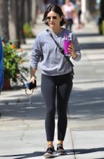 LUCY HALE Shopping for New Plants in Studio City 09/16/2021