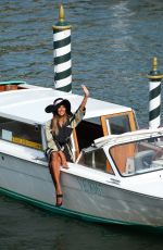 MADALINA GHENEA at a Boat at 78th Venice International Film Festival 09/05/2021