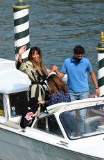 MADALINA GHENEA at a Boat at 78th Venice International Film Festival 09/05/2021