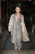 MADELYN CLINE Leaves Hotel Royal Monceau in Paris 09/29/2021