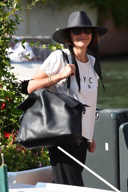 MAGGIE GYLLENHAAL Arrives at 2021 Venice International Film Festival 08/31/2021
