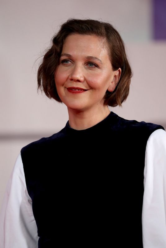 MAGGIE GYLLENHAAL at The Lost Daughter Premiere at 78th Venice International Film Festival 09/03/2021