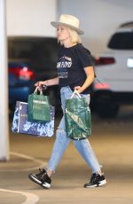 MALIN AKERMAN Shopping at Americana at Brand in Glendale 09/20/2021
