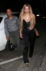 MANDANA BOLORUCHI Out for Dinner at Catch Restaurant in West Hollywood 08/31/2021