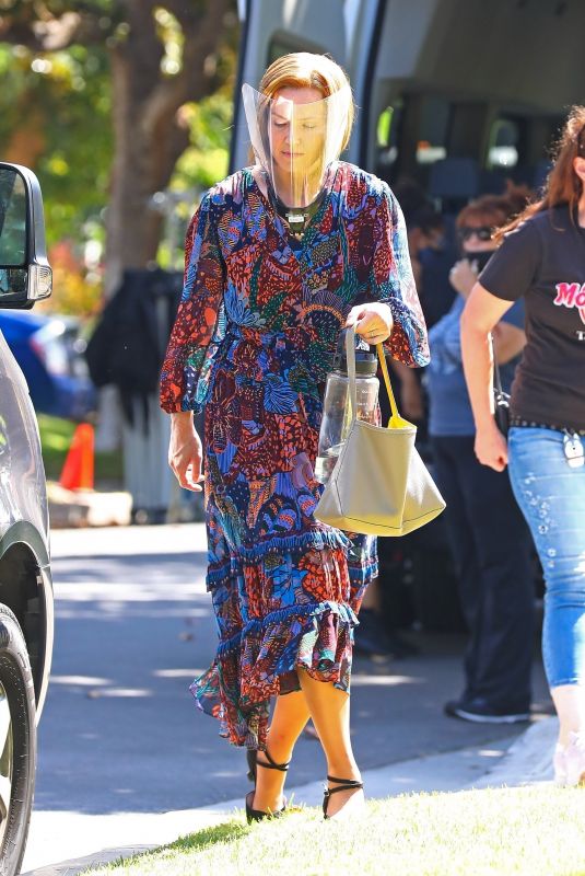 MANDY MOORE on the Set of This is Us in Los Angeles 09/22/2021