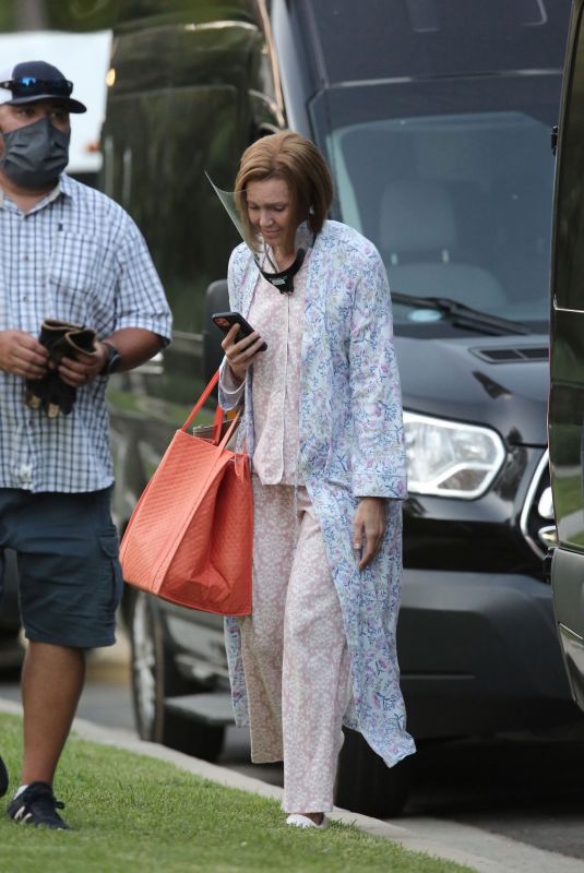 MANDY MOORE on the Set of This is Us, Season 6 in Los Angeles 09/20/2021