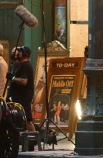 MARGOT ROBBIE on the Set of Babylon in Los Angeles 09/21/2021