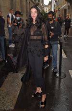 MARIACARLA BOSCONO Arrives at Versace/Fendi Fashion Show in Milan 09/26/2021