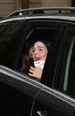MARIACARLA BOSCONO Arrives at Versace/Fendi Fashion Show in Milan 09/26/2021