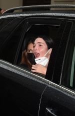 MARIACARLA BOSCONO Arrives at Versace/Fendi Fashion Show in Milan 09/26/2021