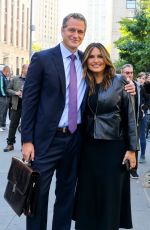 MARISKA HARGITAY on the Set of Law and Order: Special Victims Unit in New York 09/27/2021
