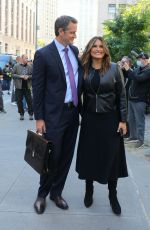MARISKA HARGITAY on the Set of Law and Order: Special Victims Unit in New York 09/27/2021