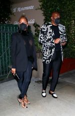 MARJORIE ELAINE and Steve Harvey at Giorgio Baldi in Santa Monica 09/03/2021