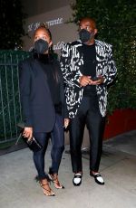 MARJORIE ELAINE and Steve Harvey at Giorgio Baldi in Santa Monica 09/03/2021
