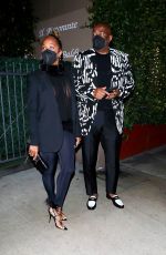MARJORIE ELAINE and Steve Harvey at Giorgio Baldi in Santa Monica 09/03/2021