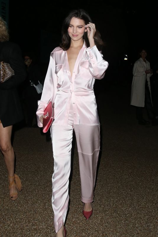 MAYA HENRY Leaves Harris Reed London Fashion Week Debut Show 09/21/2021