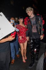 MEGAN FOX and Machine Gun Kelly at Met Gala Afterparty in New York 09/13/2021