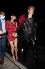 MEGAN FOX and Machine Gun Kelly at Met Gala Afterparty in New York 09/13/2021
