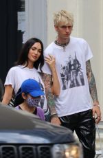 MEGAN FOX and Machine Gun Kelly Out in New York 09/08/2021