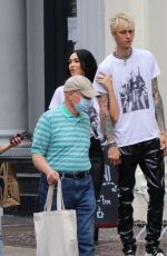 MEGAN FOX and Machine Gun Kelly Out in New York 09/08/2021