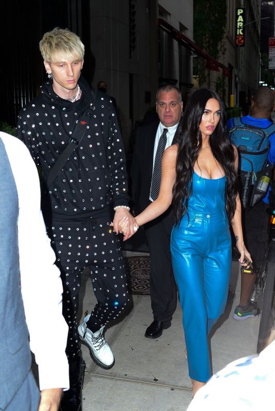 MEGAN FOX and Machine Gun Kelly Out in New York 09/14/2021