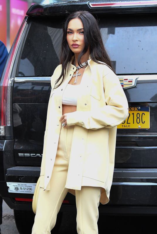 MEGAN FOX Arrives at Revolve Event in New York 09/09/2021