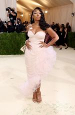 MEGAN THEE STALLION at 2021 Met Gala in New York 09/13/2021