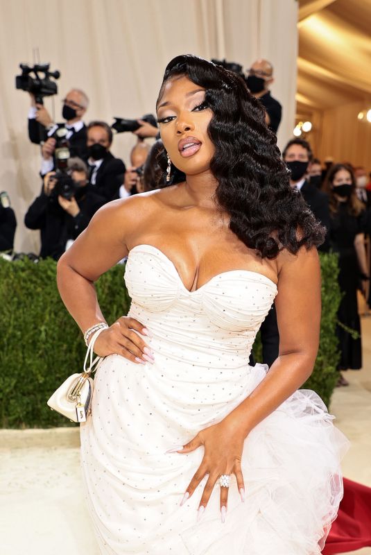 MEGAN THEE STALLION at 2021 Met Gala in New York 09/13/2021