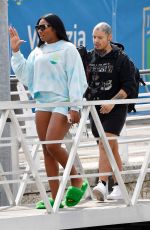 MEGAN THEE STALLION at Venice Airport 08/31/2021