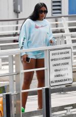 MEGAN THEE STALLION at Venice Airport 08/31/2021