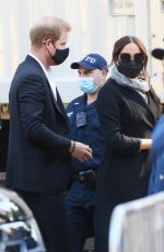 MEGHAN MARKLE and Prince Harry Arrives at 2021 Global Citizen Live Festival in New York 09/25/2021
