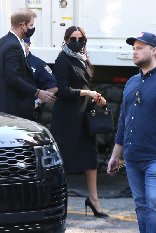 MEGHAN MARKLE and Prince Harry Arrives at 2021 Global Citizen Live Festival in New York 09/25/2021