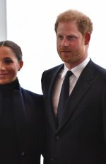 MEGHAN MARKLE and Prince Harry at One World Observatory in New York 09/23/2021