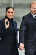 MEGHAN MARKLE and Prince Harry at One World Observatory in New York 09/23/2021