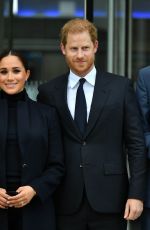 MEGHAN MARKLE and Prince Harry at One World Observatory in New York 09/23/2021