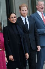 MEGHAN MARKLE and Prince Harry at One World Observatory in New York 09/23/2021