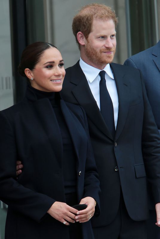 MEGHAN MARKLE and Prince Harry at One World Observatory in New York 09/23/2021