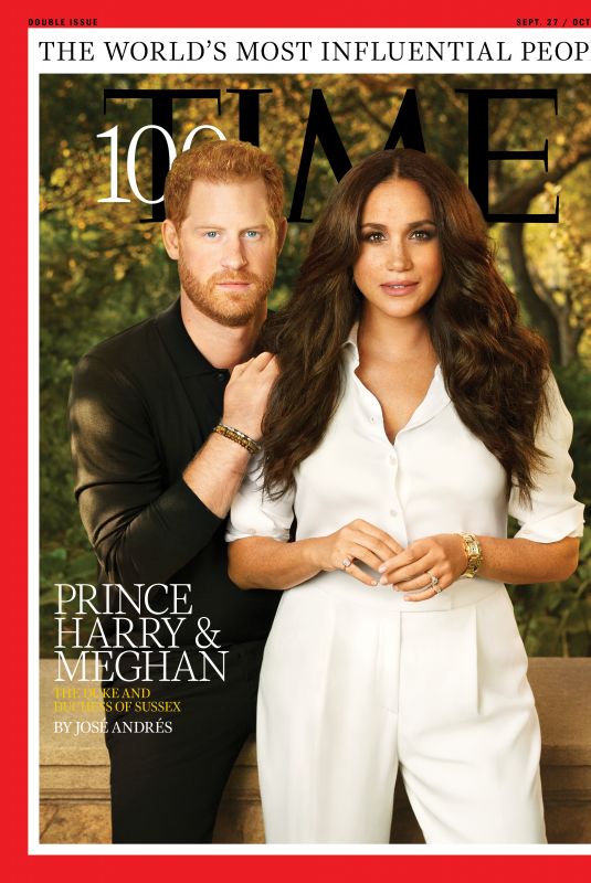 MEGHAN MARKLE and Prince Harry in Times 100 Magazine, September/October 2021