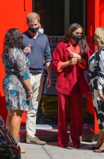 MEGHAN MARKLE and Prince Harry Leaves a Restaurant in New York 09/24/2021