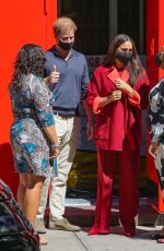MEGHAN MARKLE and Prince Harry Leaves a Restaurant in New York 09/24/2021