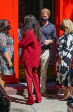 MEGHAN MARKLE and Prince Harry Leaves a Restaurant in New York 09/24/2021