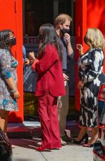 MEGHAN MARKLE and Prince Harry Leaves a Restaurant in New York 09/24/2021