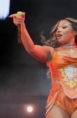 MEGHAN THEE STALLION Performs at 2021 Life is Beautiful Music & Art Festival in Las Vegas 09/17/2021