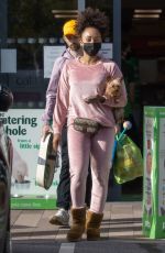 MELANIE BROWN Leaves a Pet Store in Leeds 09/03/2021