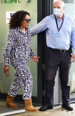 MELANIE BROWN Leaves TV Studios in Leeds 09/10/2021