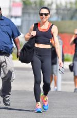 MELANIE CHISHOLM Leaves Dancing with the Stars Rehearsals in Los Angeles 09/15/2021